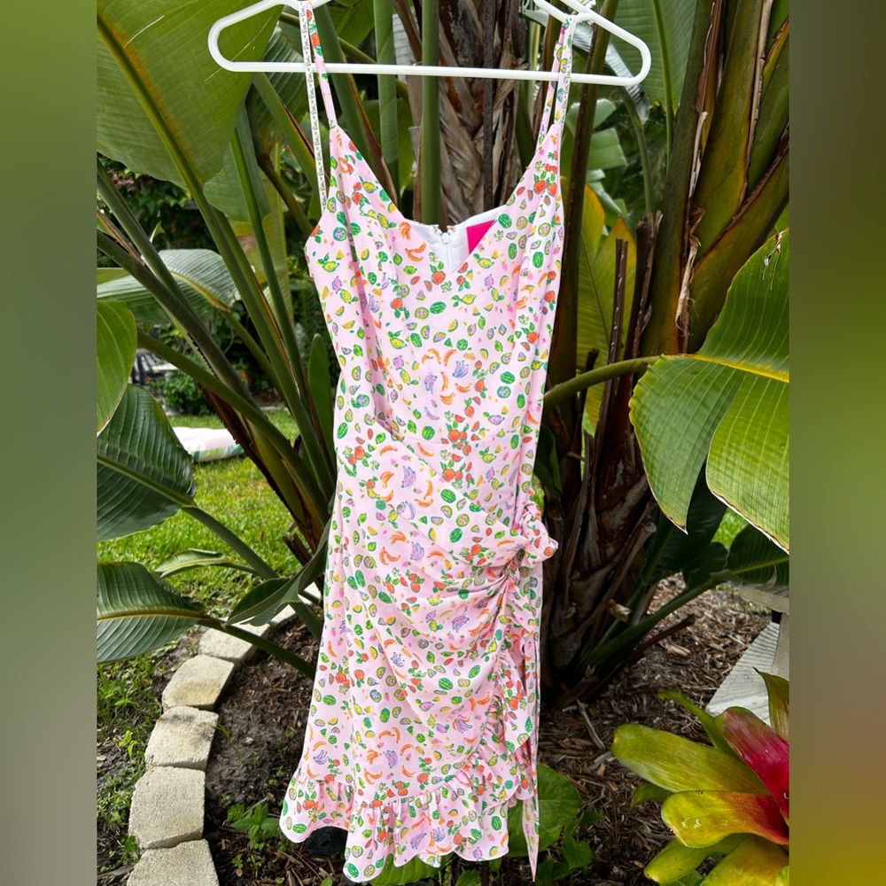 Floral Pink Sleeveless Dress